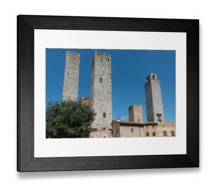 Framed Print : Medieval towers, San Gimignagno, Italy Framed Print : Medieval towers, San Gimignagno, Italy