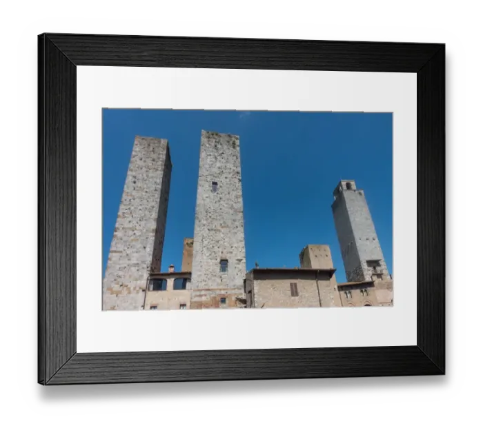 Framed Print : Medieval towers, San Gimignagno, Italy Framed Print : Medieval towers, San Gimignagno, Italy