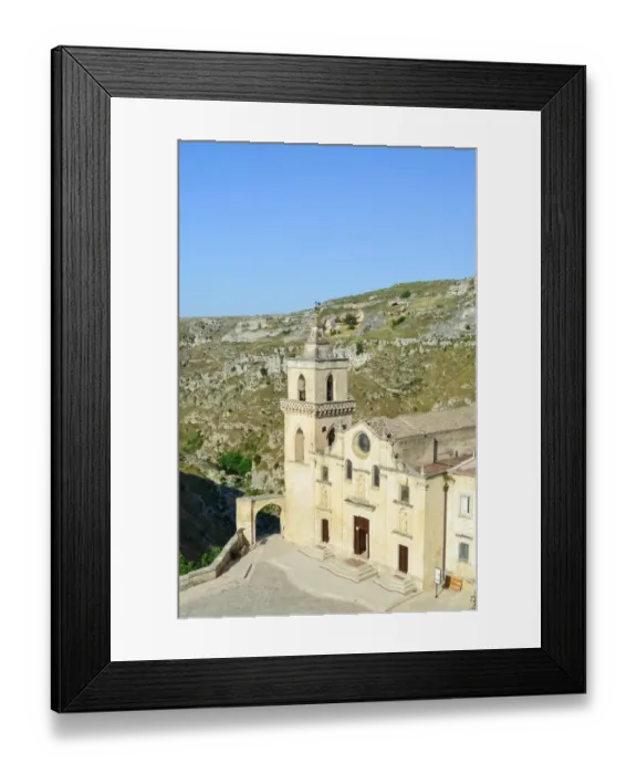 Framed Print : San Pietro Caveoso church facade, Matera Framed Print : San Pietro Caveoso church facade, Matera