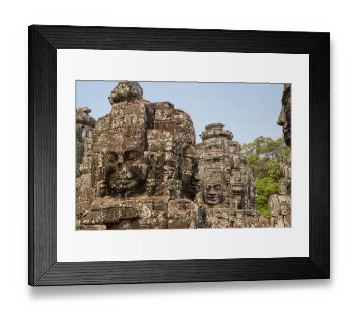 Framed Print : Angkor Thom, The Bayon Framed Print : Angkor Thom, The Bayon