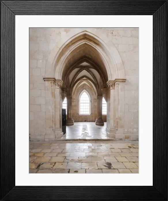 Framed Print : Alcobaca Monastery interior Framed Print : Alcobaca Monastery interior