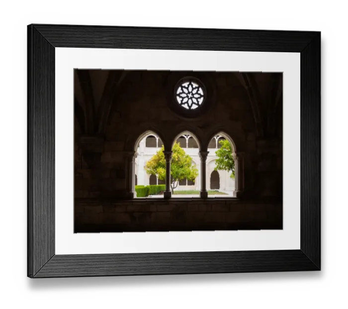 Framed Print : Alcobaca Monastery Cloister Framed Print : Alcobaca Monastery Cloister