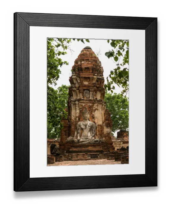 Framed Print : Statues of Buddha