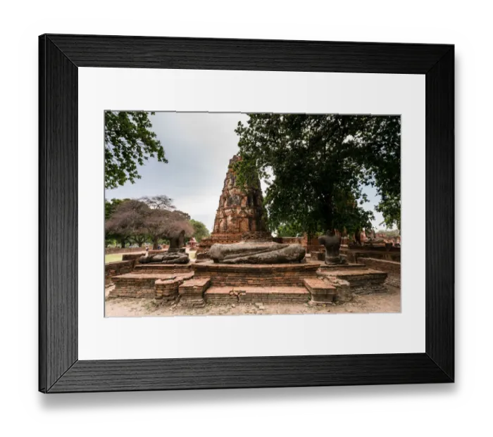 Framed Print : Headless statues of Buddha Framed Print : Headless statues of Buddha