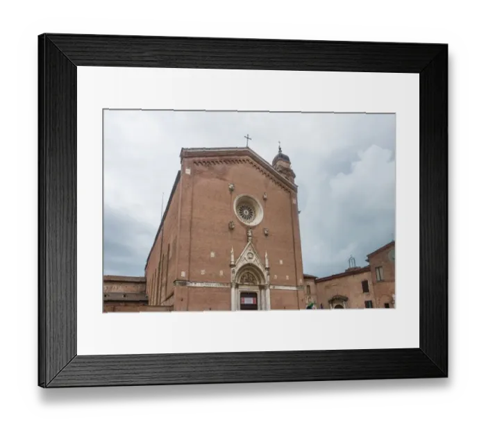 Framed Print : Basilica of San Francesco, Siena, Italy Framed Print : Basilica of San Francesco, Siena, Italy