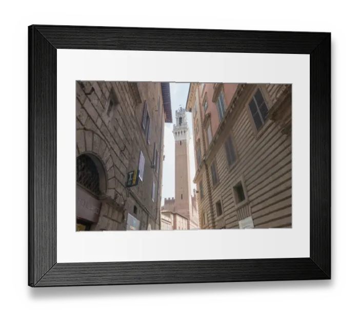 Framed Print : Torre del Mangia, Siena, Italy Framed Print : Torre del Mangia, Siena, Italy