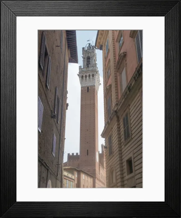 Framed Print : Torre del Mangia, Siena, Italy Framed Print : Torre del Mangia, Siena, Italy