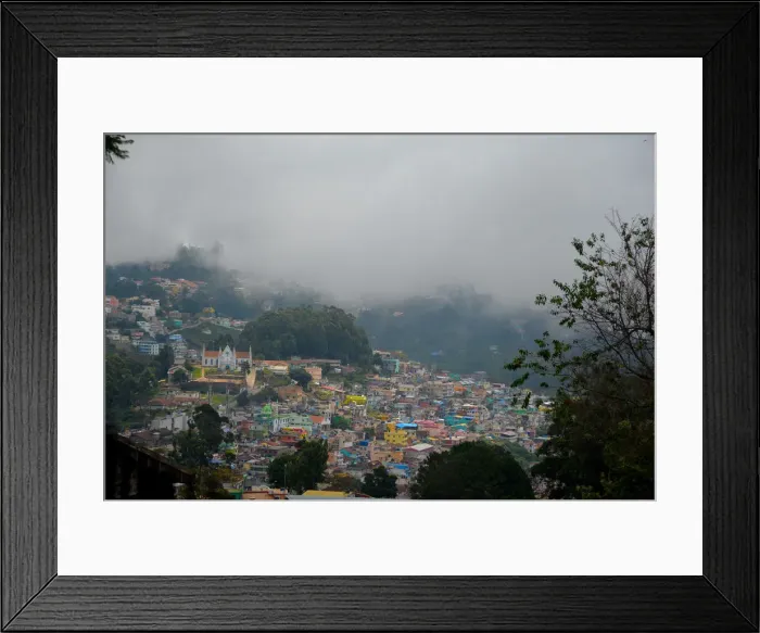 Framed Print : Kodaikanal Town Framed Print : Kodaikanal Town