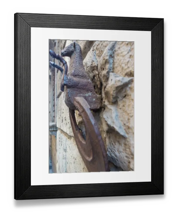 Framed Print : Iron ring for tethering horses Framed Print : Iron ring for tethering horses