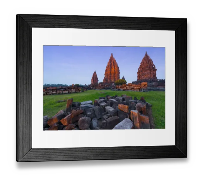 Framed Print : Prambanan Temple, Yogyakarta, Indonesia Framed Print : Prambanan Temple, Yogyakarta, Indonesia