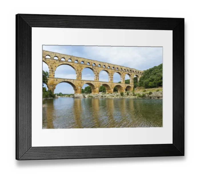 Framed Print : Pont du Gard Framed Print : Pont du Gard