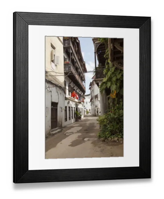 Framed Print : Street in Stone town Framed Print : Street in Stone town