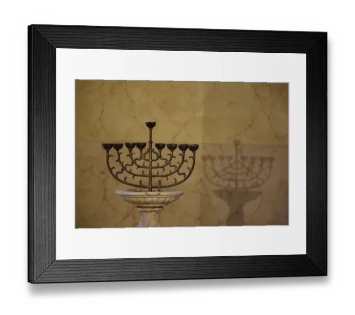 Framed Print : Menorah in Sabbioneta Framed Print : Menorah in Sabbioneta