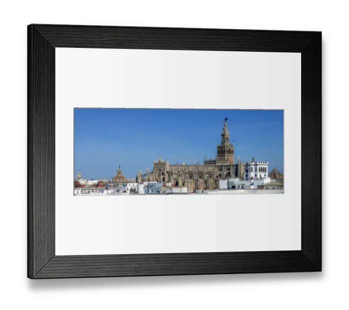 Framed Print : Seville Cathedral and the Giralda Bell Tower Framed Print : Seville Cathedral and the Giralda Bell Tower