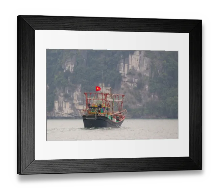 Framed Print : Squid fishing trawler Framed Print : Squid fishing trawler