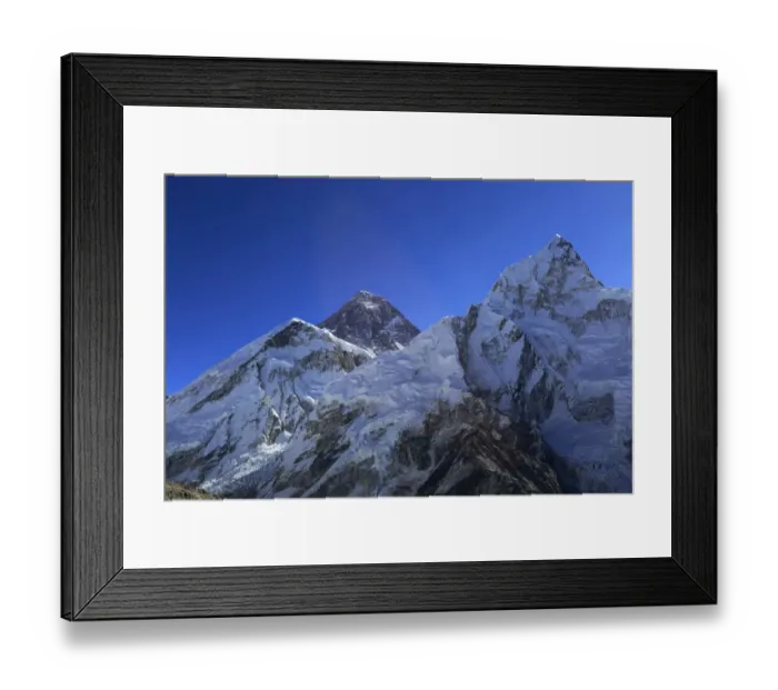 Framed Print : Summit of Mount Everest 8848M Framed Print : Summit of Mount Everest 8848M