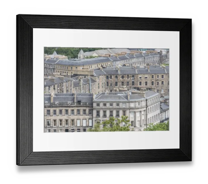 Framed Print : New Town tenements, Edinburgh, Scotland Framed Print : New Town tenements, Edinburgh, Scotland
