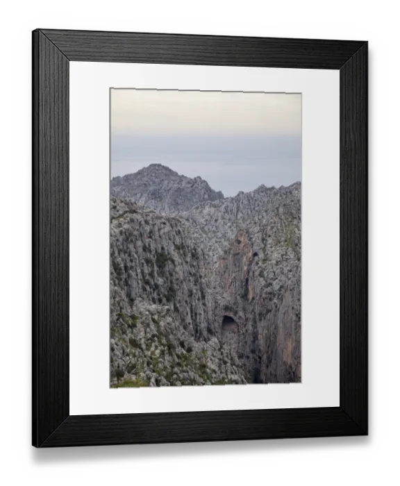 Framed Print : Sierra de Tramuntana with the Mediterranean Sea Framed Print : Sierra de Tramuntana with the Mediterranean Sea
