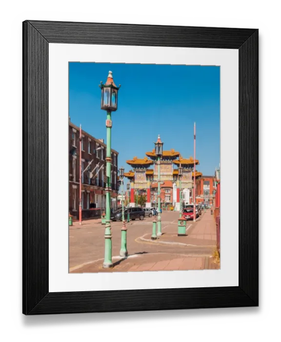Framed Print : Liverpool, Chinatown area Framed Print : Liverpool, Chinatown area