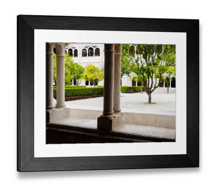 Framed Print : Alcobaca Monastery Cloister Framed Print : Alcobaca Monastery Cloister