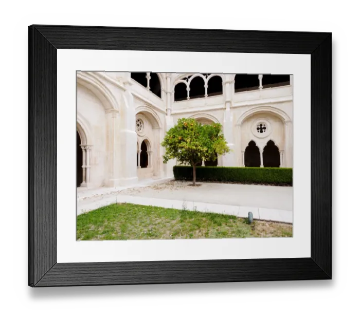 Framed Print : Alcobaca Monaster Cloister Framed Print : Alcobaca Monaster Cloister