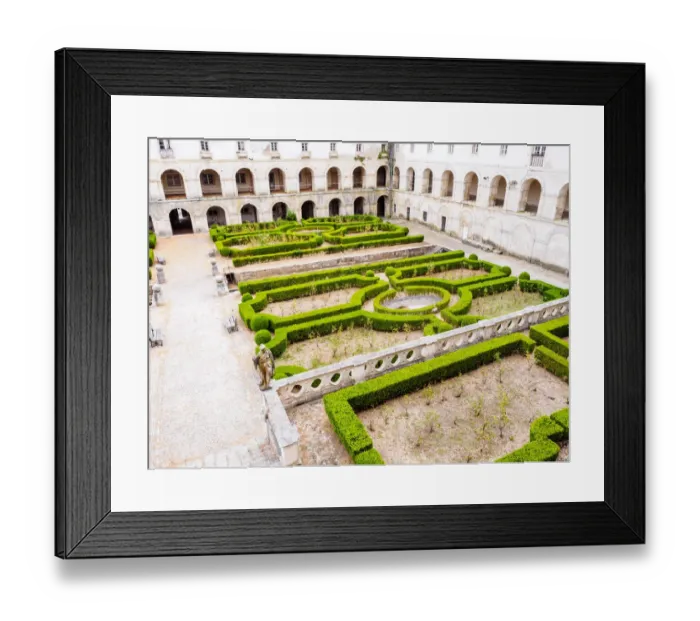 Framed Print : Alcobaca Monastery Cloister Framed Print : Alcobaca Monastery Cloister