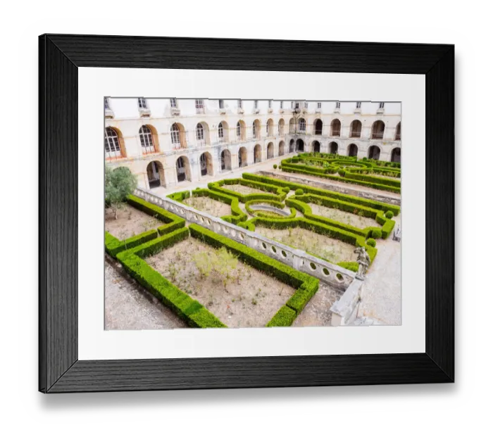 Framed Print : Alcobaca Monastery Cloister Framed Print : Alcobaca Monastery Cloister