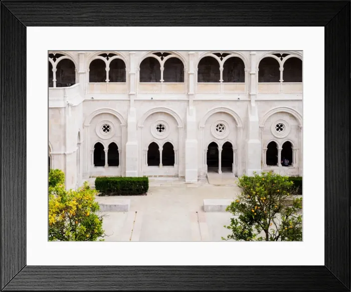 Framed Print : Alcobaca Monastery Cloister Framed Print : Alcobaca Monastery Cloister