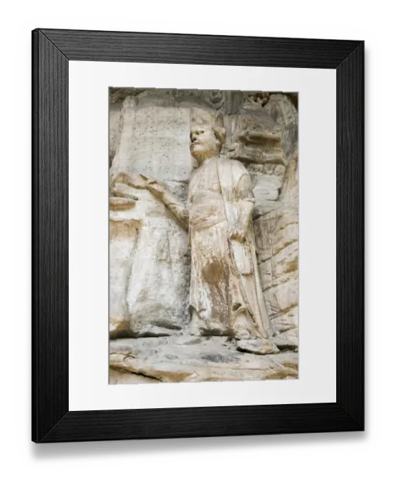 Framed Print : Rock Carvings, Baodingshan, Dazu, China Framed Print : Rock Carvings, Baodingshan, Dazu, China
