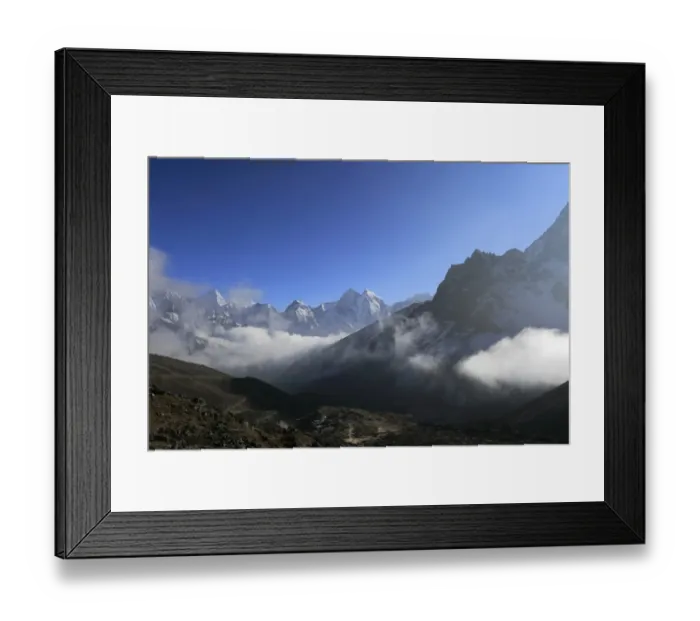 Framed Print : the Pass of Dusa, near Dingboche village Framed Print : the Pass of Dusa, near Dingboche village