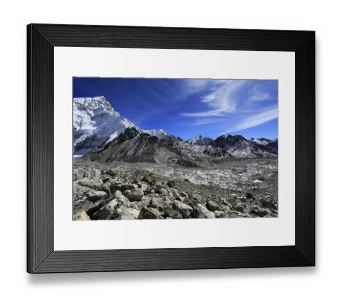 Framed Print : The Khumbu Glacier Framed Print : The Khumbu Glacier