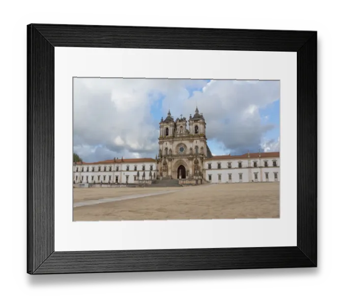 Framed Print : Facade of the monastery of Alcobaca Framed Print : Facade of the monastery of Alcobaca