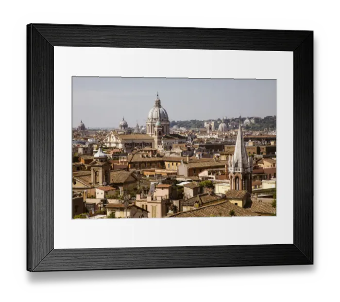 Framed Print : Skyline of Rome Framed Print : Skyline of Rome
