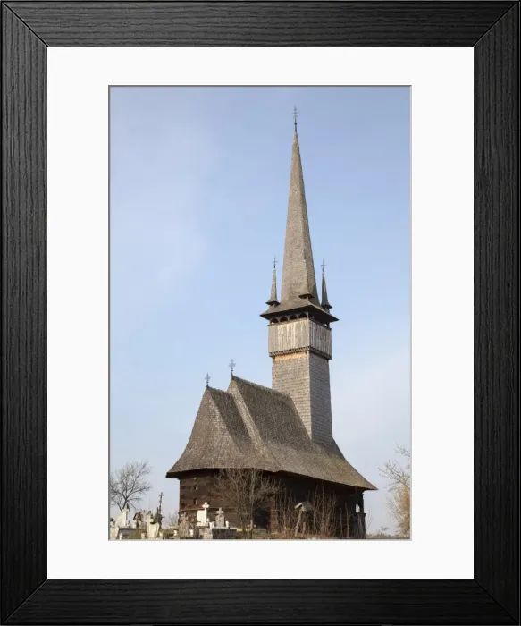 Framed Print : Wooden church of Poplis Framed Print : Wooden church of Poplis