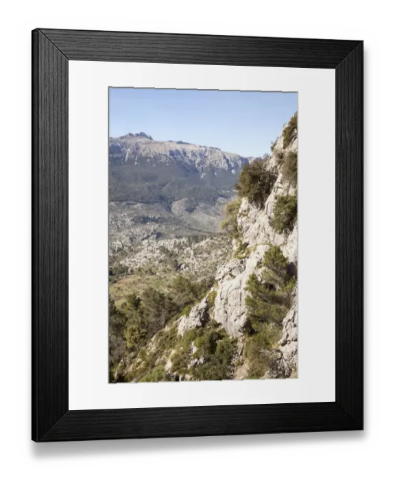 Framed Print : View of Sierra de Tramuntana Framed Print : View of Sierra de Tramuntana
