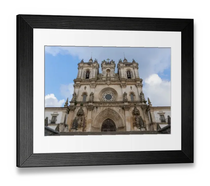 Framed Print : Facade of the monastery of Alcobaca Framed Print : Facade of the monastery of Alcobaca