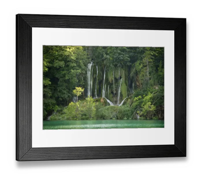 Framed Print : Waterfalls of the Plitvice Lakes, Plitvice, Croatia Framed Print : Waterfalls of the Plitvice Lakes, Plitvice, Croatia