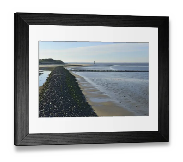 Framed Print : Coastal protection wall made of stones on the western beach, Spiekeroog, East Frisia, Lower Saxony, Germany Framed Print : Coastal protection wall made of stones on the western beach, Spiekeroog, East Frisia, Lower Saxony, Germany