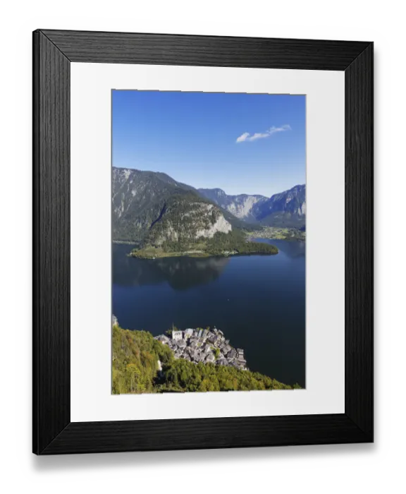 Framed Print : Lake Hallstatt or Hallstatter See, Hallstatt, Salzkammergut, UNESCO world heritage site Hallstatt-Dachstein Salzkammergut, Upper Austria, Austria Framed Print : Lake Hallstatt or Hallstatter See, Hallstatt, Salzkammergut, UNESCO world heritage site Hallstatt-Dachstein Salzkammergut, Upper Austria, Austria