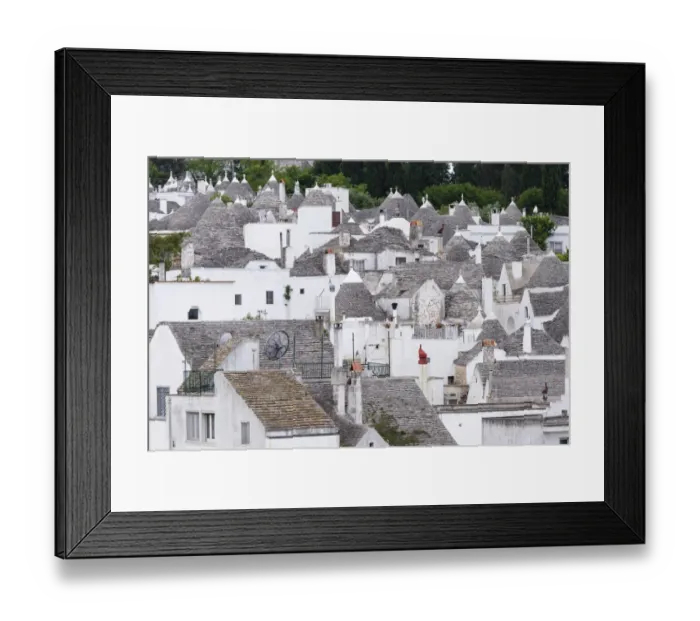 Framed Print : Traditional trulli round houses, Trullostadt, Rione Monti, Alberobello, Valle dItria, Trulli Valley, Apulia, Italy Framed Print : Traditional trulli round houses, Trullostadt, Rione Monti, Alberobello, Valle dItria, Trulli Valley, Apulia, Italy