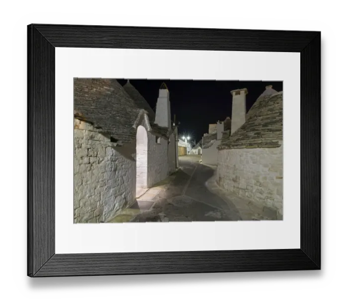 Framed Print : Town with Trullo or Trulli buildings, Aia Piccola district, UNESCO World Heritage Site of Alberobello, Valle dItria, Trulli Valley, Apulia, Italy Framed Print : Town with Trullo or Trulli buildings, Aia Piccola district, UNESCO World Heritage Site of Alberobello, Valle dItria, Trulli Valley, Apulia, Italy