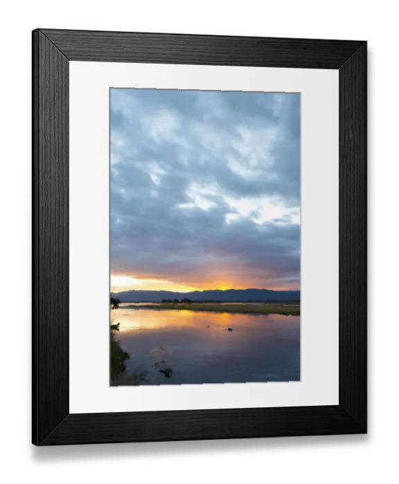 Framed Print : Mana Mouth, Mana Pools National Park, Zimbabwe