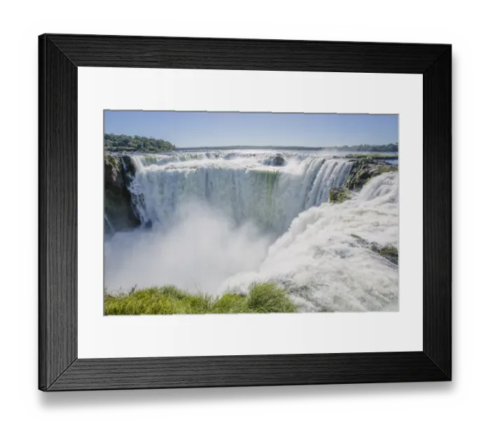 Framed Print : Iguazu Falls, Devils Throat, Argentina Framed Print : Iguazu Falls, Devils Throat, Argentina