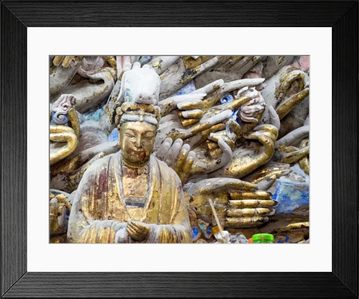 Framed Print : Rock Carvings, Baodingshan, Dazu, China Framed Print : Rock Carvings, Baodingshan, Dazu, China