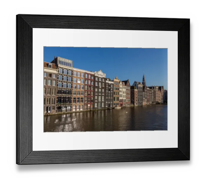 Framed Print : Damrak, Amsterdam Framed Print : Damrak, Amsterdam