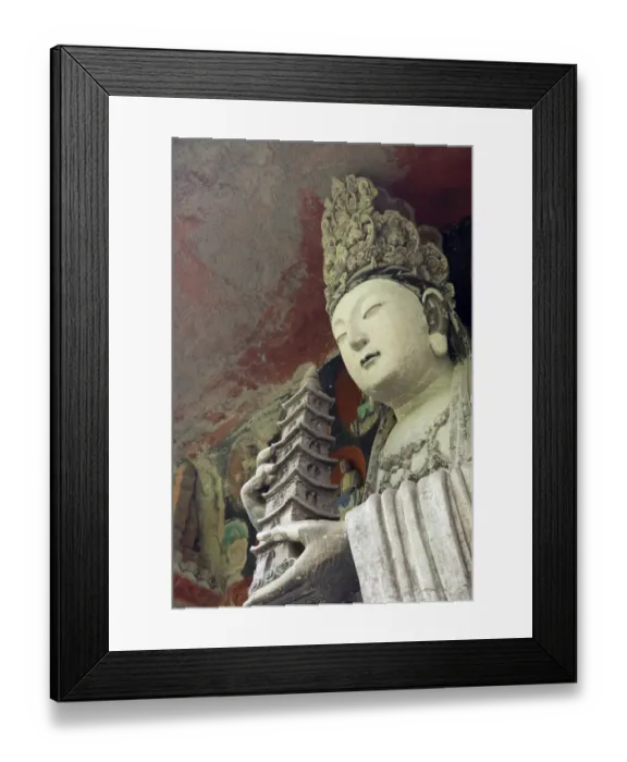 Framed Print : Rock Carvings, Baodingshan, Dazu, China Framed Print : Rock Carvings, Baodingshan, Dazu, China