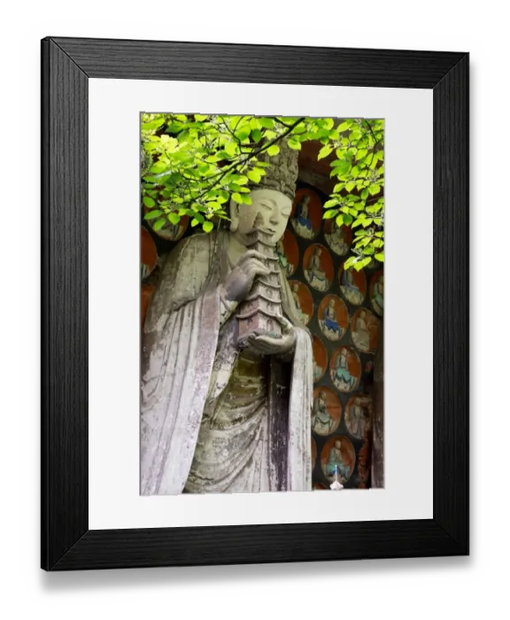 Framed Print : Rock Carvings, Baodingshan, Dazu, China Framed Print : Rock Carvings, Baodingshan, Dazu, China