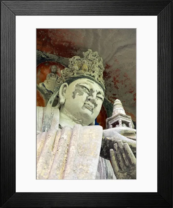 Framed Print : Rock Carvings, Baodingshan, Dazu, China Framed Print : Rock Carvings, Baodingshan, Dazu, China