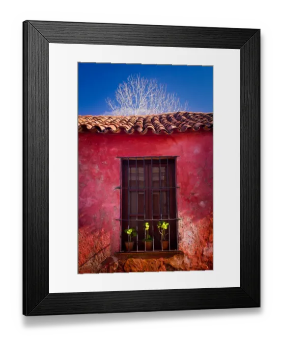 Framed Print : Window and house in Uruguay Framed Print : Window and house in Uruguay
