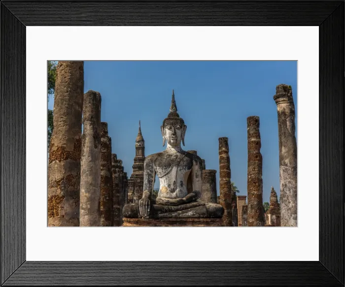 Framed Print : Buddha at Sukhothai temple Framed Print : Buddha at Sukhothai temple